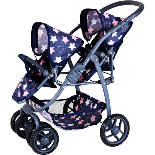 Knorrtoys® Puppen-Zwillingsbuggy »Milo«