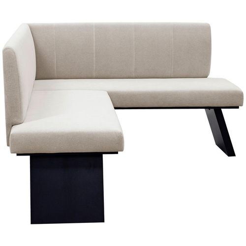 Eckbank , Beige , Textil , L-Form , 160x140 cm , Esszimmer, Bänke, Eckbänke
