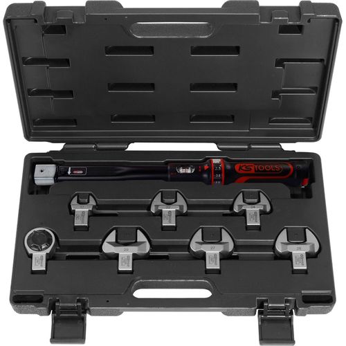 KS TOOLS ERGOTORQUEprecision Kälte-Klima-Drehmomentschlüssel-Werkzeugsatz 20 - 100 Nm 8tlg. - 516.1225