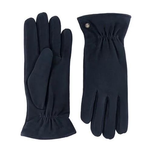 Roeckl Handschuhe - Handschuhe Strassburg aus Veloursleder - Gr. 7,5 - in Blau - für Damen Image