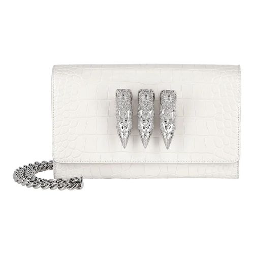 Philipp Plein Clutches - Clutch Mit Schmucksteinen - Gr. unisize - in Weiß - für Damen Image