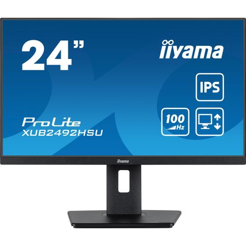 Monitor ProLite XUB2492HSU-B6, Schwarz, 23,8 Zoll, Full HD, IPS, 100 Hz, 0,4 ms