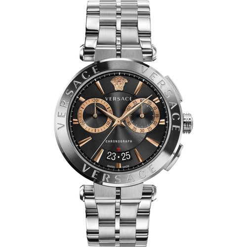 Versace Herren Uhr Armbanduhr Chronograph AION VE1D02423 Edelstahl
