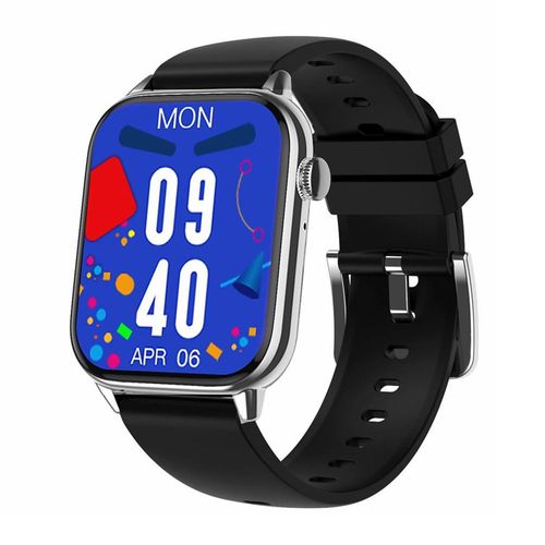 Atlanta 9724- Smartwatch, Fitnesstracker, mit Wettervorhersage, Schrittzähler, Stoppuhr, zum Blutdruck messen, Staub- und Spritzwassergeschützt, Farbe:Schwarz
