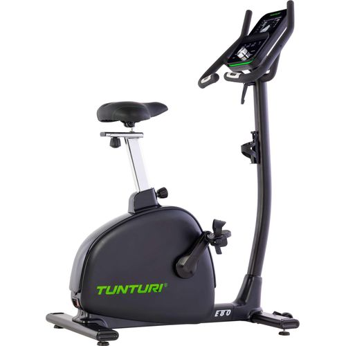 Tunturi Signature E80 Heimtrainer - Ergometer & Servomotor - Bluetooth und Induktionsbremse - Fitnessrad mit 26 Trainingsprogrammen - Niedriger Einstieg - Gewichtete Pedale - Komfortplus-Sattel