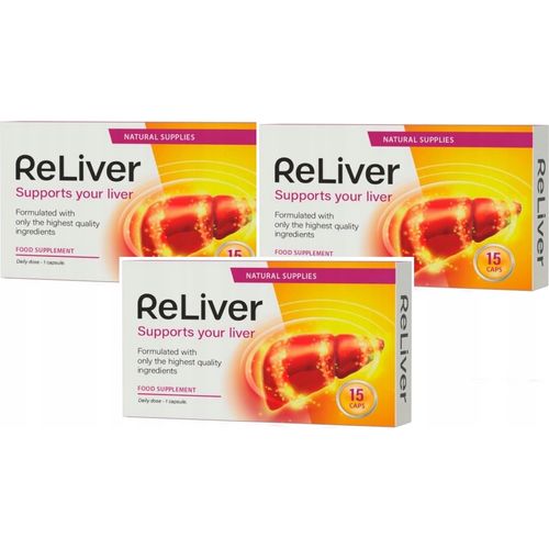 3x RELIVER premium : Kurkuma Kamille Avocado Nüsse Zink Eisen Selen