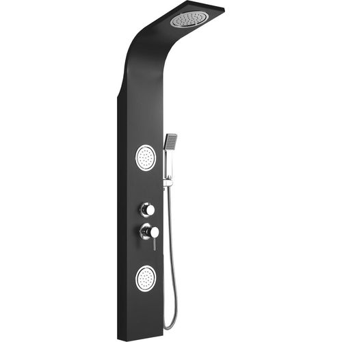 Mexen Gros Duschpaneel, schwarz - 7619-03-70