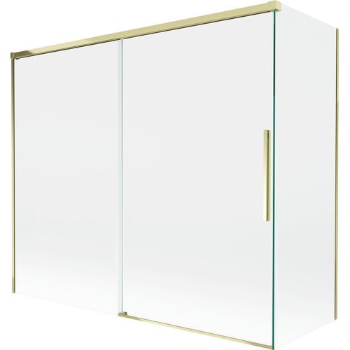 Mexen Rox 2-flügelige Schiebewanne 180 + 80 x 150 cm, transparent, gold - 8C9-180-080-50-00