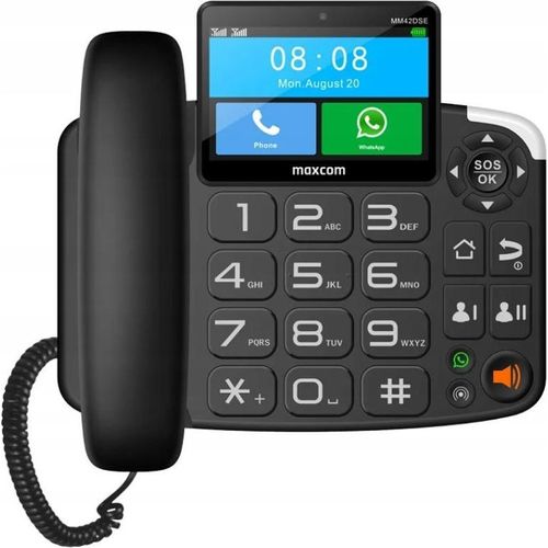 Festnetztelefon mit SIM-Karte, Android 12 – SOS-Taste, WhatsApp, Seniorentelefon