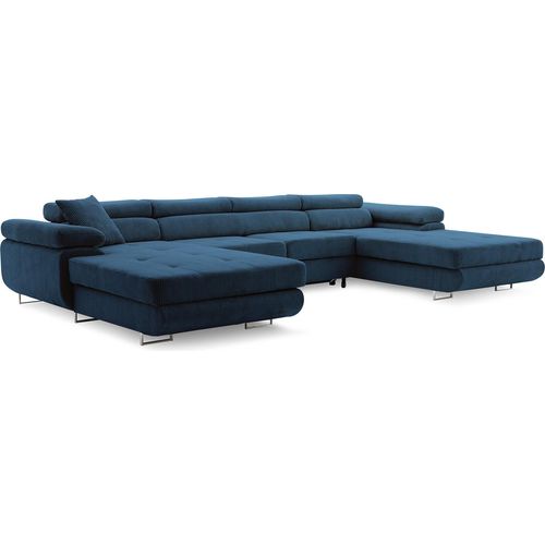Ecksofa RIGATTO III PRO mit Schlaffunktion - Eckcouch mit Bettkasten - POSO 005