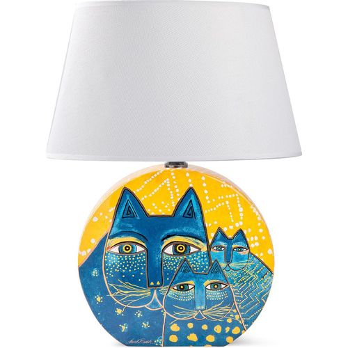 Gilde Laurel Burch Lampe "Fantastic Felines" 81363