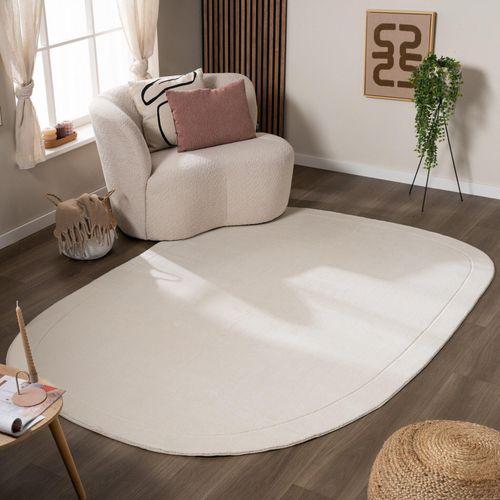 Teppich Organisch - Halo Pebble Creme - 200x290 cm - Modern, Skandinavisch, Japandi - Wohnzimmer, Schlafzimmer, Babyzimmer - FRAAI | Home & Living