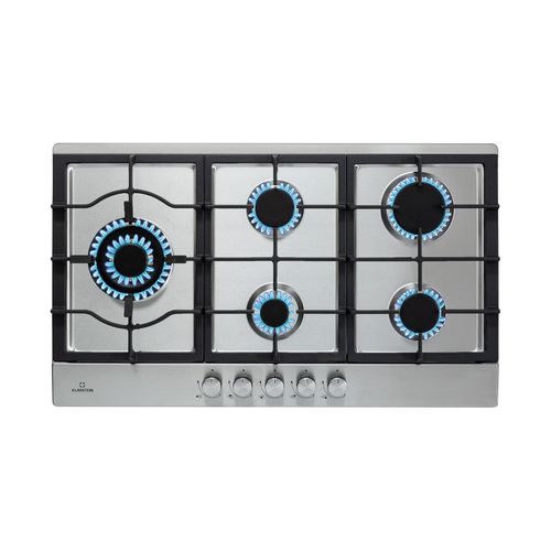 Ignito Chef Edition 5 Zonen Gaskochfeld 5-flammig Sabaf-Brenner Glaskeramik