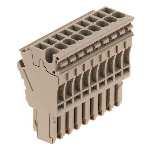 WEIDMUELLER WEI Steckverbinder ZP 2.5/1AN/QV/9 ZP2.5/1AN/QV/9 beige