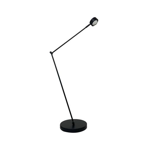 Lindby Stehlampe Jyla, schwarz, Linse, 3000K, GX53, Eisen