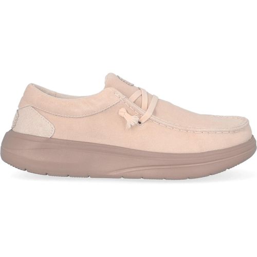 HEYDUDE Wendy Comf Suede Damen Halbschuhe Blush Größe 41