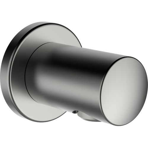 LAUFEN Twin Anschlussbogen, Ausladung 42mm, mit Rückflussverhinderer, runde Rosette, HF504776423000