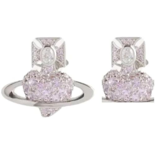 Vivienne Westwood Ohrringe - Bijoux Platinumlilacwhite - Gr. unisize - in Weiß - für Damen Image