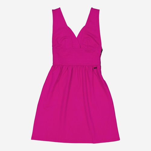 Violettes Minikleid mit V-Ausschnitt