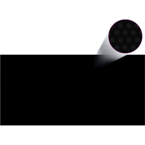 Poolabdeckung Schwarz 450x220 cm PE