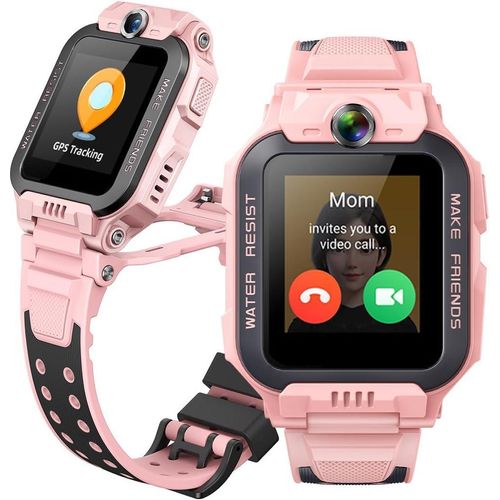 imoo Z7 Kinder Smartwatch 4G GPS Uhr mit HD Videoanruf Sprachfunktion IPX8 wasserdicht bis 20 m Echtzeit Tracking Multi Sportmodi