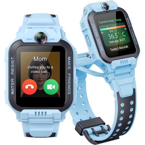 imoo Z7 Kinder Smartwatch 4G GPS Uhr mit HD Videoanruf Sprachfunktion IPX8 wasserdicht bis 20 m Echtzeit Tracking Multi Sportmodi
