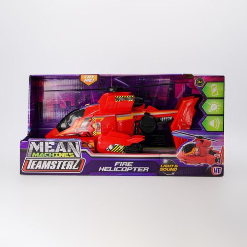 Roter Feuerhubschrauber Action-Spielzeug