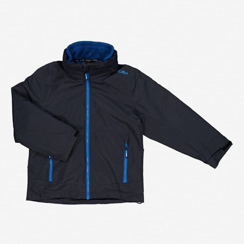 Graue Jacke mit Fleecejacke innen