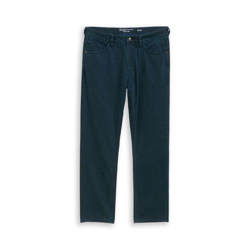 TOM TAILOR DENIM Herren TTWAYLEN RELAXED Jeans, grün, Uni, Gr. 32/34