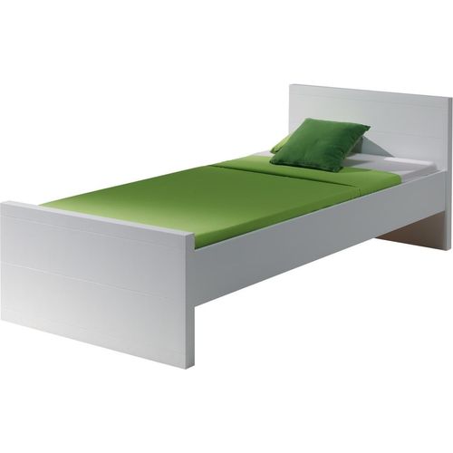 Bett Einzelbett Lara MDF Weiß 90x200 cm