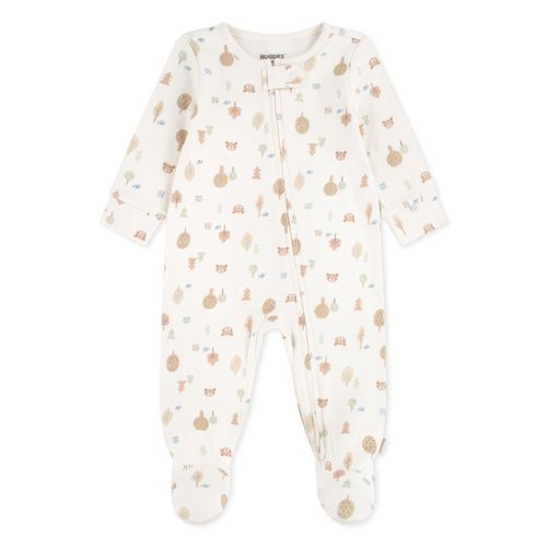 HUGGIES babywear Strampler »HUGB FOOTED COVERALL«, allover mit Bärchen und Sternen bedruckt
