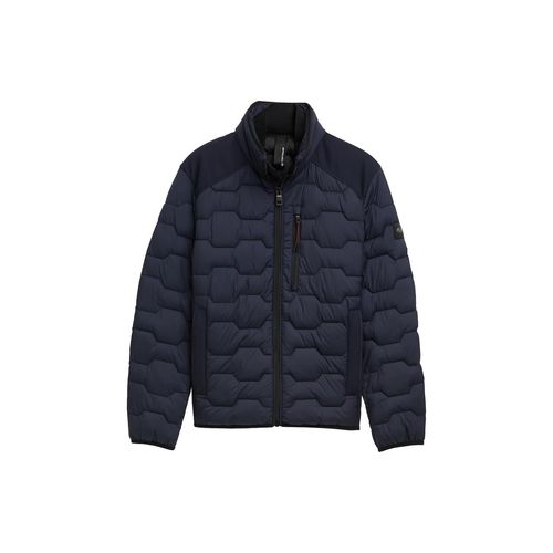 TOM TAILOR Herren Hybrid Lightweight Steppjacke, blau, Uni, Gr. S
