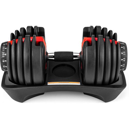 Gymtek® Verstellbare Hantel, Kurzhantel - von 2.5 bis 24 kg - Hanteln, Kurzhanteln für Home Gym, Krafttraining, Fitnessstudio, Workout
