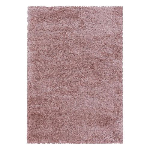 Hochflorteppich Fluffy 3500 Rosa , Rosa , Textil , Uni , rechteckig , 140x200 cm , Oeko-Tex® Standard 100 , für Fußbodenheizung geeignet,