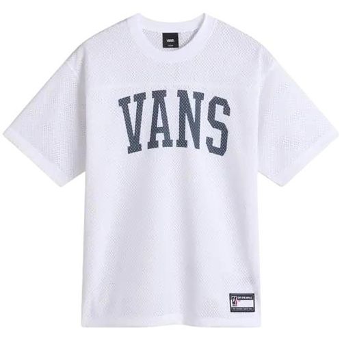 Vans Arched Football Jersey T-Shirt (Weiß)