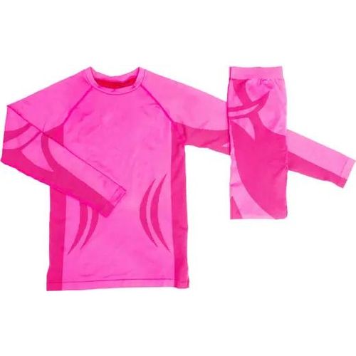 Cold Seamless Junior Ski Funktionsunterwäsche Set (Pink)