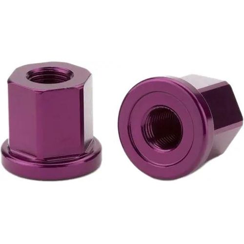 Mission Aluminum BMX Achsen Muttern (Lila)