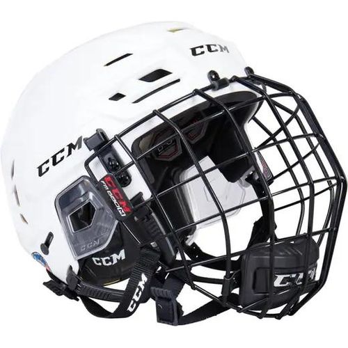 CCM Tacks 310 Combo Hockey Helm (Weiß)