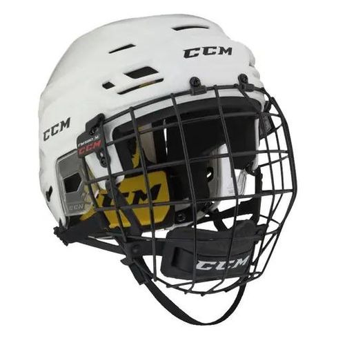 CCM Tacks 210 Combo Hockey Helm (Weiß)
