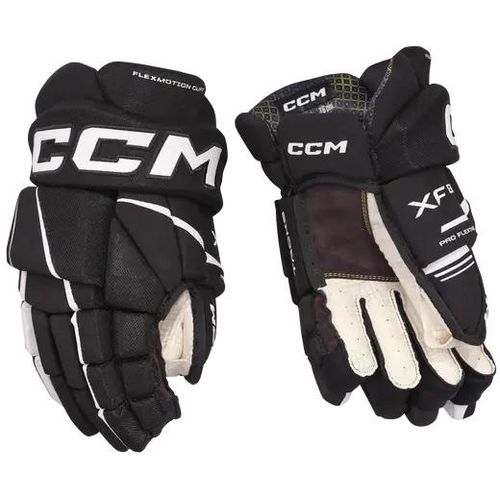CCM Tacks XF 80 Junior Hockey Handschuhe (Schwarz)