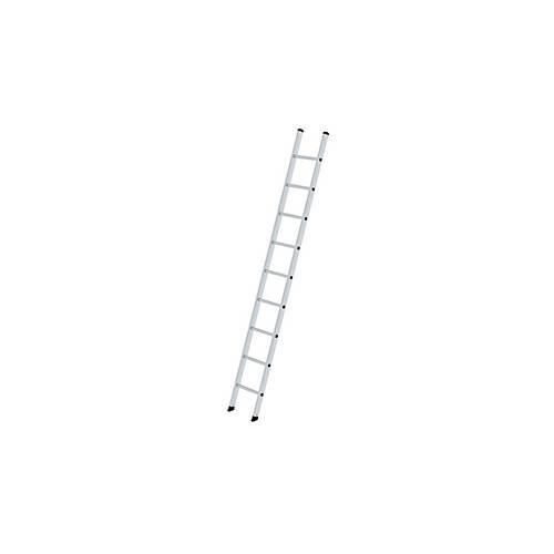 Munk® Sprossen-Anlegeleiter, Aluminium, Traglast 150 kg, Sprossenabstand 280 mm, B 350 mm, 9 Sprossen