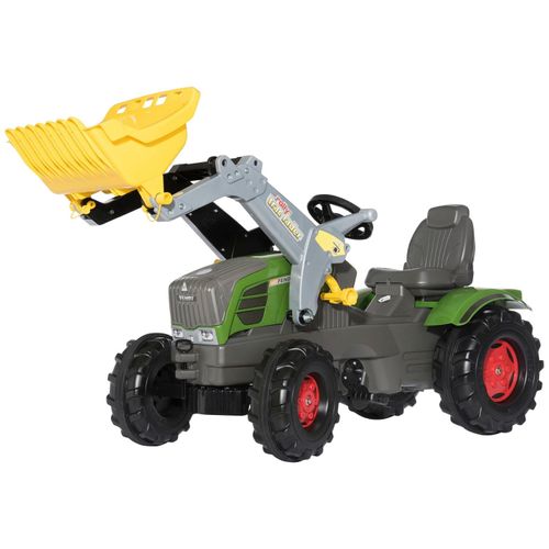 Tretfahrzeug ROLLY TOYS "Fendt 211 Vario", grün, Tretfahrzeuge, KinderB:53cm H:81cm T:142cm, Kunststoff, Kindertraktor mit Lader, B:53cm H:81cm T:142cm