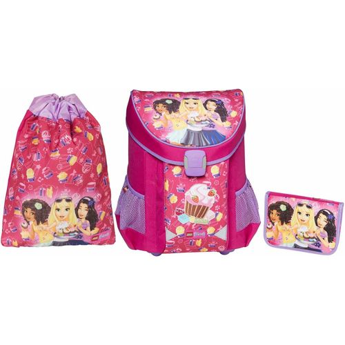 Explorer - Cupcake Schuranzen Set mit Federmappe und Turnbeutel