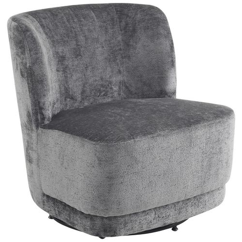 Mid.you Sessel , Grau , Textil , 65x73x75 cm , Sitzfläche 360° drehbar , Wohnzimmer, Sessel, Polstersessel