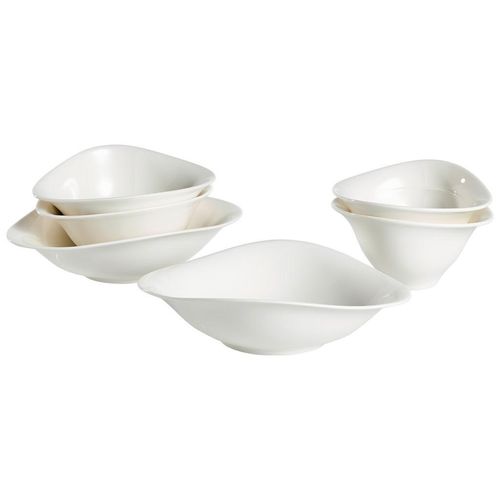 Villeroy & Boch Tellerset Vapiano , Weiß , Keramik , 6-teilig , Essen & Trinken, Geschirr, Geschirr-Sets, Teller-Sets