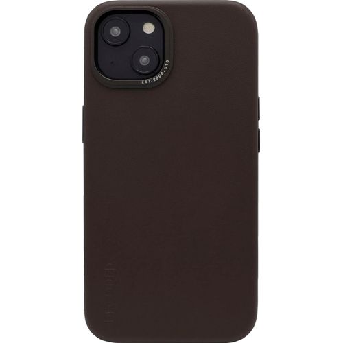 DECODED Smartphone-Hülle "Leather Backcover iPhone 14 Plus", braun (chocolate braun), iPhone 14 Plus, Hüllen