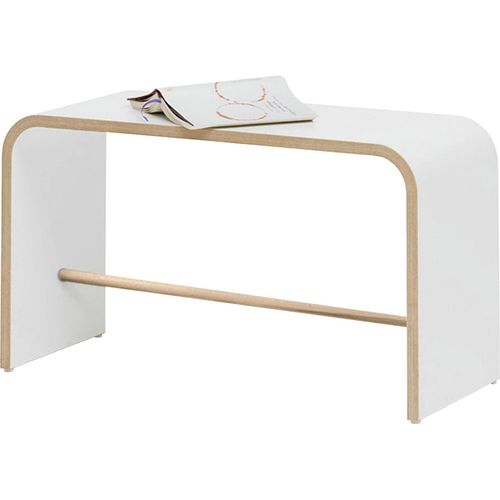 Sitzbank TOJO "Tojo-sit", weiß, B:70cm H:40cm T:30cm, Sitzbänke, Sitzbank Garderobenbank, als Sitzbank, Hocker oder Beistelltisch, in zwei Farben, Breite 70 cm