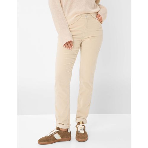 Brax Damen Five-Pocket-Hose Style MARY CANVAS, cremeweiß, Gr. 48K Image