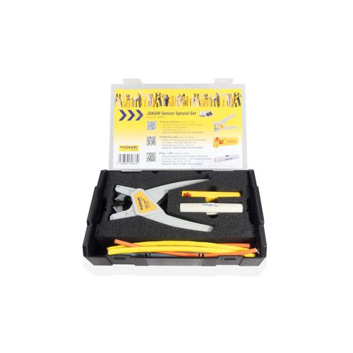 Jokari Kabelverarbeitungs-Set 3-tlg Abisolierzange Abisolierwerkzeug für Kabel
