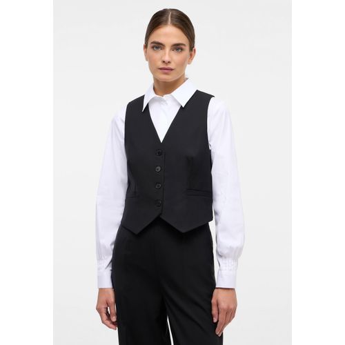 Anzugweste ETERNA, Damen, Gr. 42_D, schwarz, 4% Elasthan, 43% Polyester, 53% Schurwolle, Casual, Westen